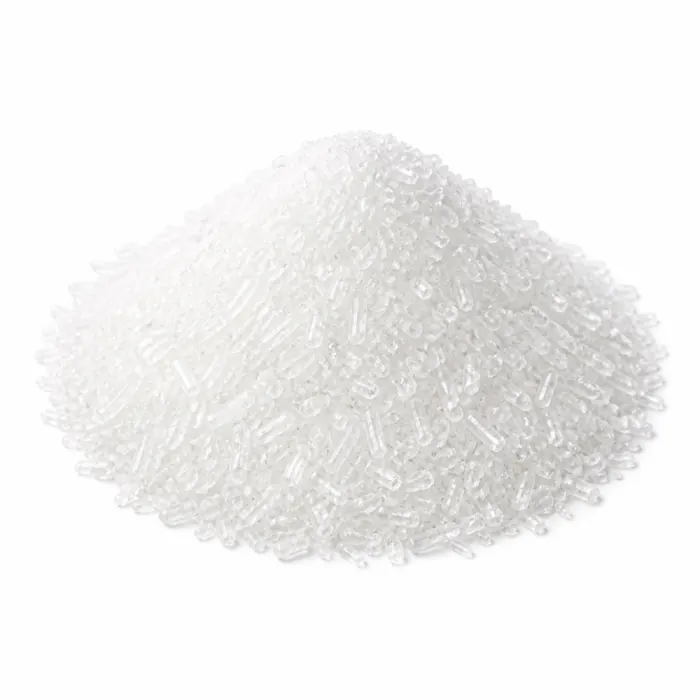 White magnesium sulphate crystals